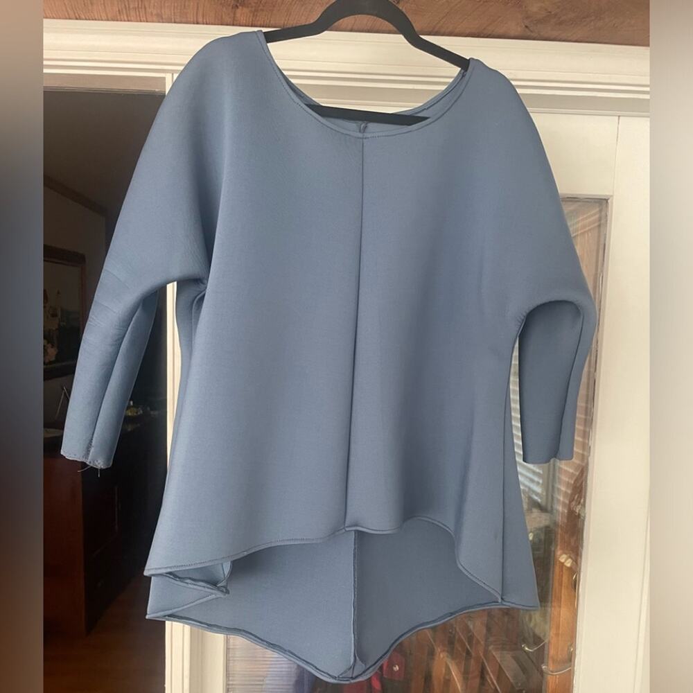 Neoprene handcrafted oversized tunic